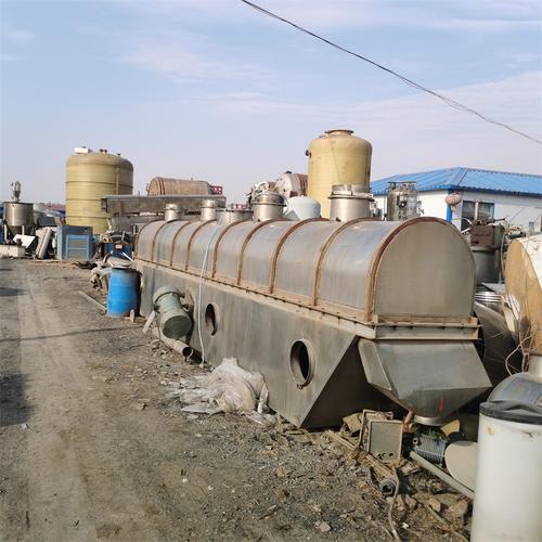 二手振動(dòng)流化床干燥機(jī) 化工干燥設(shè)備 10米x3米